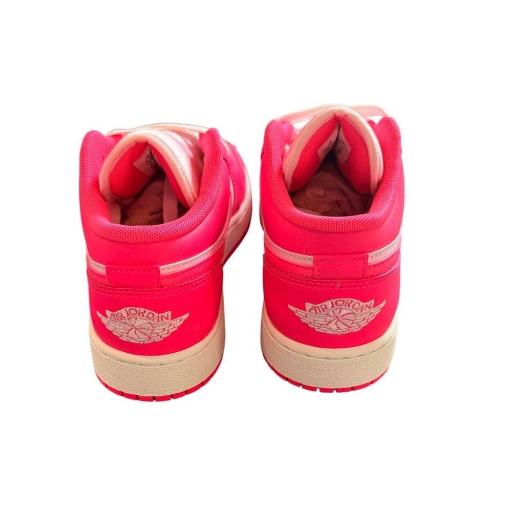 Nike Pink Air Jordan 1 Low Valentines Day Sneakers Size 8 - Picture 4 of 6